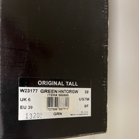 Womens Hunter Rain Boots Original Tall Hunter Green - Picture 5 of 8